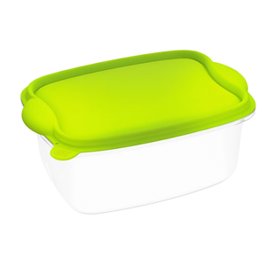 Modern Rectangle Food Container (1Lt)-Home <b>Kitchen</b> <b>Storage</b> Microwavable Food Grade Plastic 5kg Load PP Material - Product Image 2