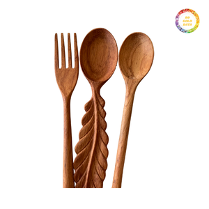 Ensemble de cuillères en bois abordables, ustensiles de cuisine de haute qualité, durables pour la cuisson, l'agitation et le mélange, approvisionnement en vrac pour l'exportation - Product Image 6