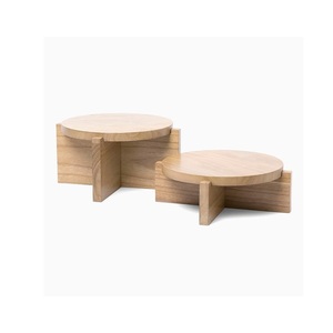 Ensemble de supports en bois naturel pour l'affichage, le service et l'organisation de la maison - Product Image 2