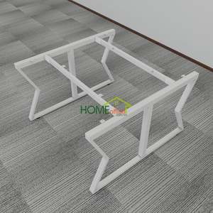 MConcept HBMC014 2-Piece Contemporary Luxury Cluster <b>Desk</b> 120x120 Assembly Required Office Furniture for Bedroom - Product Image 4