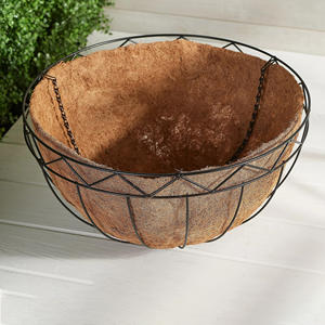 Eco-friendly coco coir <b>liner</b> <b>for</b> hanging metal flower & plant basket best price coconut fiber basket <b>liners</b> - Product Image 6