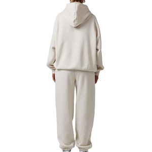 Ensemble de jogging personnalisé pour femme, 100 % coton, survêtement de haute qualité fabriqué en usine, collection 2026 - Product Image 6
