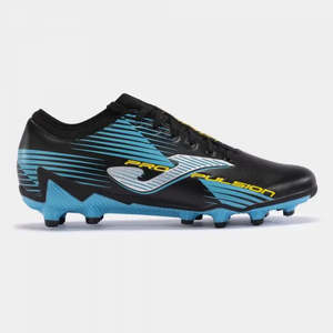 รองเท้าสตั๊ดฟุตบอลสำหรับผู้ชาย JOMA รุ่น Propulsion FG สำหรับสนามในร่ม สีดำ/น้ำเงิน ทำจากหนังแท้และวัสดุสังเคราะห์ ปรับแต่งได้ - Product Image 1