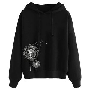 Sweat-shirts à capuche pour femmes, tissés, écologiques, de haute qualité, à manches longues, pour l'hiver, décontractés, impression personnalisée, couleurs personnalisées, streetwear, prix raisonnable - Product Image 1