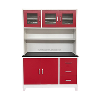 Buffet autoportant en acier avec rangement, meuble de cuisine, armoire de cuisine en métal