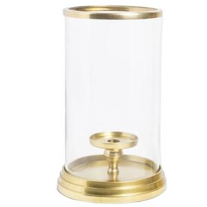 Oro acabado Metal vidrio huracanes Vintage disponible portavelas decoración del hogar hecho a mano huracanes decoración del hogar regalos de arte - Product Image 6