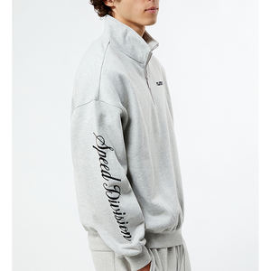 345 GSM Unisex Anti-shrink Street Pullover Sweat-shirt Customs Screen Print Crew Neck Sweatshirt Sweat Shirts for Men - Product Image 3