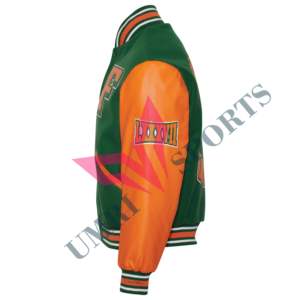 Venta al por mayor equipo personalizado Letterman alta calidad Florida A & M University Famu Varisty chaqueta para hombres y mujeres Lettermen chaqueta - Product Image 3