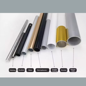 Tubo/Perfil Redondo de Aluminio Serie 6000 6063 6061 para Decoraciones, Proveedor de Extrusión con Temperatura T3-T8 - Product Image 3