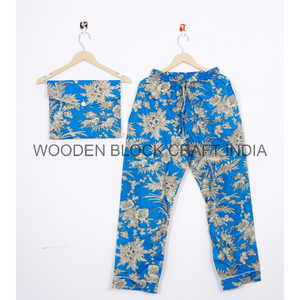 Ropa de descanso de novia para fiestas nupciales y propuestas Floral Pj Set 100% algodón verano dama de honor pijama conjunto PJ ropa de dormir para mujer - Product Image 2