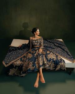 Choli fantaisie pour femmes, en soie georgette imprimée, brodée, motif unique, taille et couleur personnalisées, vente de fête, non cousu - Product Image 2