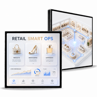 Écran LCD carré de 26 pouces (29,8 pouces) RK3568 1900x1900 Android 11 pour affichage numérique en centre d'affaires