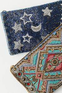 Bolsos de mano de trabajo bordados de estilo bohemio con decoración de perlas forro de diseño elegante al por mayor - Product Image 3