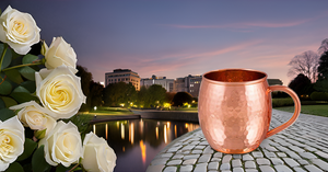 Classic 16 oz Moscow Mule Copper Mugs Pure Solid Hammered Copper Smooth Finished Beer Stein Sublimation Feature Glass Type - Product Image 3