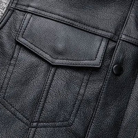 Veste de motard en cuir et toile grande taille pour homme, nouvelle collection hiver, haute qualité, haute visibilité, vêtement d'extérieur pour moto
