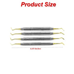 Juego de Instrumentos Dentales de Acero Inoxidable ARISTON, Empuñadura Ergonómica para Uso Profesional, Limpiador de Dientes, Escalador Periodontal - Product Image 3