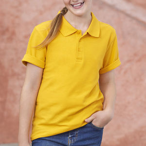 Polo informal Unisex Gen Z para niños, alta calidad, cómodo, duradero, personalizable, OEM, tejido de punto, proveedores de Bangladesh, venta al por mayor - Product Image 4