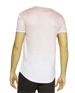 2025 precio al por mayor ropa de hombre Fitness correr camiseta hombres cuello redondo Camiseta ropa deportiva Tops gimnasio hombres Camisetas cuello redondo - Product Image 3