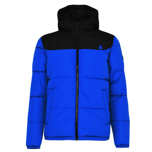 Veste matelassée personnalisée imprimée par sublimation pour hommes 2024 prix d'usine col montant style rue haute quantité minimale de commande basse - Product Image 3