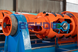 <span class=keywords><strong>JGG</strong></span> 500 Toronneuse tubulaire simple grand roulement pour machine de fabrication de câbles électriques - Product Image 3