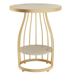 Modern wire metal tables premium quality, elegant design, suitable for home or hotel use with customized top metal storage table - Product Image 2