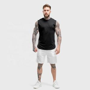 Chemises sans manches en coton, débardeur pour hommes, chemise de Fitness pour hommes, Singlet de musculation, d'entraînement, gilet de Fitness pour hommes - Product Image 5