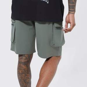 Pantalones Cortos de Hombre de Alta Calidad, Elásticos, Estampado Sólido, Impresión Digital, Transpirables, de Poliéster/Algodón, Estilo Urbano, Pakistán - Product Image 2