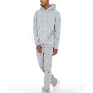 Chándales acampanados de alta calidad para hombre, talla XXL, ropa de invierno informal, chándal acampanado Unisex con logotipo personalizado, gran oferta, diseño de servicio OEM - Product Image 3