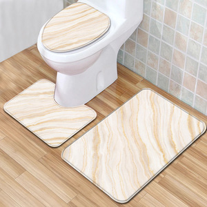Custom Printed Bath <b>Mat</b> <b>Bathroom</b> Rug <b>Set</b> for <b>Bathroom</b> Non-Slip Shower Curtain Bath <b>Mat</b> - Product Image 4