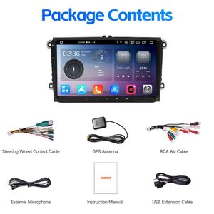 Autoradio Android 2DIN avec amplificateur GPS stéréo CarPlay et Android Auto pour POLO/VW/Tiguan/Passat (modèles 2007-2012) - Product Image 6