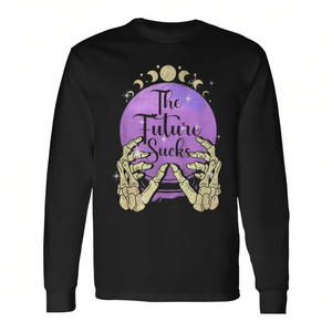 Camiseta de manga larga The Future Sucks Crystal Ball Fortune Teller - Product Image 2
