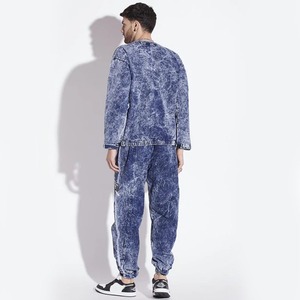 ชุดวอร์ม2ชิ้นสำหรับผู้ชายชุดออกกำลังกายผ้าฝ้าย100% เป็นมิตรกับสิ่งแวดล้อมชุดออกกำลังกายในฤดูหนาว - Product Image 3