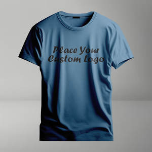 Oem cotton t shirt manufacturers offering 270g heavyweight custom printed logo tees for <b>men</b> in plus size casual style - Product Image 1