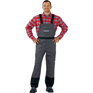 Weld <b>Shield</b> Size 58 Grey/Black Welding Bib Overalls <b>Protective</b> Garden Gloves & Gear - Product Image 2