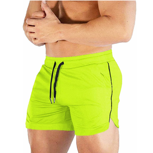 Pantalones cortos de gimnasio de entrenamiento ligeros transpirables 2025 pantalones cortos de gimnasio de ajuste regular para hombres con bolsillos - Product Image 5