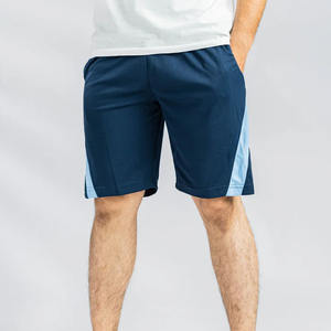 Pantalones cortos transpirables de color sólido con cierre de cordón de cintura media informales para hombre - Product Image 1