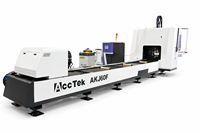 Machine de découpe de tubes au laser, machine de découpe de tuyaux CNC, découpeuse à fibre CNC industrielle automatique pour l'acier inoxydable et l'aluminium