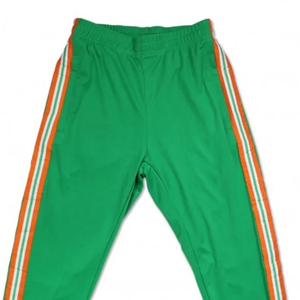 Conjunto Atlético unisex naranja y verde con cremallera completa, chándal pesado, chaqueta y pantalones con capucha de invierno, conjunto Jogger unisex - Product Image 6