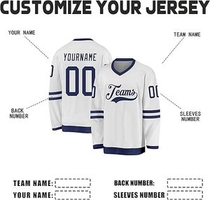 เสื้อฮ็อกกี้น้ำแข็งสำหรับผู้ชายเสื้อทีมแห้งเร็วเสื้อเจอร์ซีย์แขนยาวพิมพ์ซับลิเมชัน2025ผู้ผลิต OEM - Product Image 3