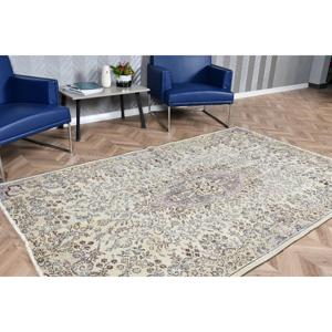 Tapis vintage de grande taille 5,1 x 8,1 pieds, tapis turc, tapis persan blanc - Product Image 4