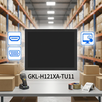 Monitor Desktop Industri Berkualitas Tinggi dengan Port COM RS232, Monitor Desktop Resistif RS232 dengan Stand Desktop