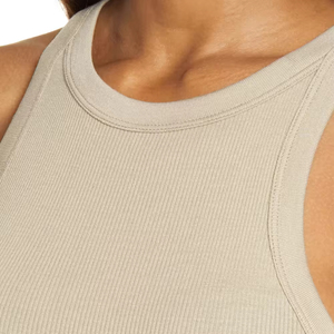 เสื้อกล้ามกีฬาวิ่งของผู้หญิงเสื้อกล้ามออกกำลังกายแห้งเร็วเสื้อกั๊กยืดหยุ่นแขนกุดระบายอากาศได้ดี - Product Image 4