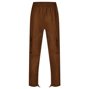 2025 pantalon baggy en coton de haute qualité pour hommes avec logo personnalisé motif droit taille moyenne coupe-vent caractéristique bas prix - Product Image 3