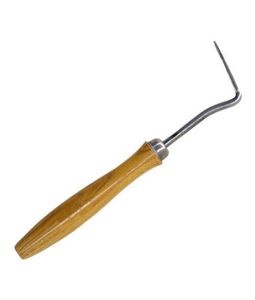 Premium Horse Farrier Supplies <b>Horseshoe</b> Hoof Picker with Brush Ergonomic Designs Vet Instruments Polished Wood Handle - Product Image 4