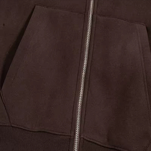 Ensemble 2 pièces pour femmes, sweats à capuche décontractés, surdimensionnés, entièrement zippés, écologiques, respirants, en coton et spandex. - Product Image 3