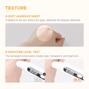 JMSOLUTION Nouveauté Produit de soin pour la peau Eau-Lumineux S.O.S Ampoule Vita Masque Plus Drap de visage Fabriqué en Corée Vitamine C Coton - Product Image 6