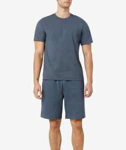 2023 personnalisé en gros été hommes ensemble respirant coton polaire sueur court et t-shirt personnalisable - Product Image 5