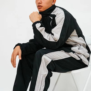 Wholesale Low MOQ High Quality Casual Men <b>Windbreaker</b> Suit Top Seller Heavyweight Winter Comfortable <b>Windbreaker</b> Set for Men - Product Image 4