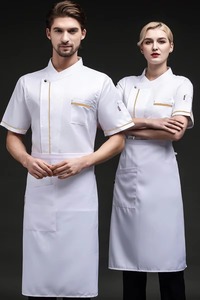 Offre spéciale, manteau de chef de cuisine professionnel en coton design pour hôtel, boulangerie, uniforme, veste de chef personnalisée et personnalisée - Product Image 4