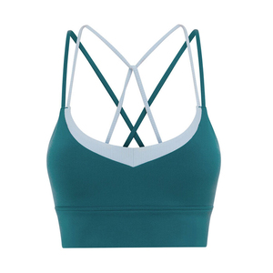 Sujetador Deportivo Sin Costuras, Última Tendencia, Nuevo, con Tirantes Cruzados en la Espalda, Almohadillas Extraíbles, para Gimnasio/Yoga, Secado Rápido - Product Image 3